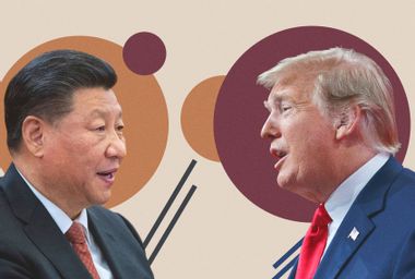 Chinese President Xi Jinping; President Donald Trump