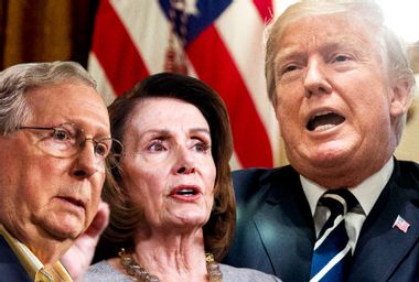 Mitch McConnell; Nancy Pelosi; Donald Trump