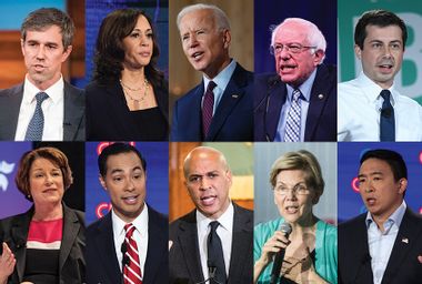 Beto O'Rourke; Kamala Harris; Joe Biden; Bernie Sanders; Pete Buttigieg; Amy Klobuchar; Julian Castro; Cory Booker; Elizabeth Warren; Andrew Yang