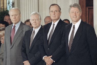 Gerald Ford, Jimmy Carter, George H.W. Bush,  Bill Clinton