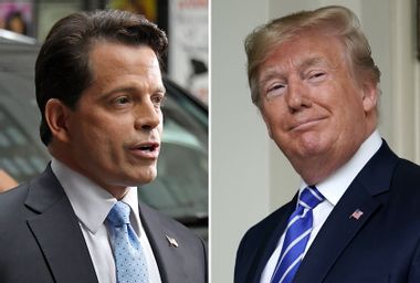 Former White House Communications Director, Anthony Scaramucci; President Donald Trump