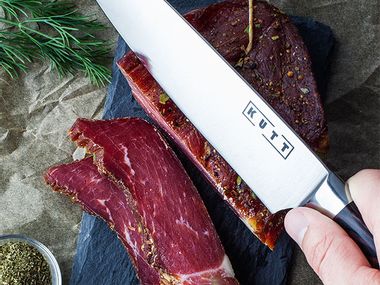 Image for Get an elite chef knife and sharpener for 23% off