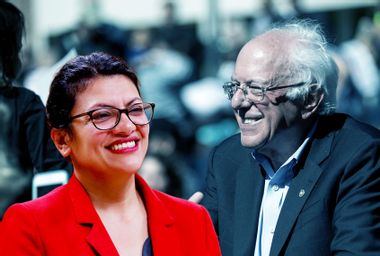 Rashida Tlaib; Bernie Sanders