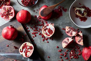 Image for The viral pomegranate cutting hack we’ve been waiting for