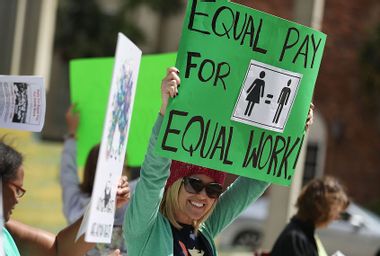 Rally To Support Equal Pay For Equal Work