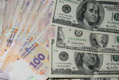 Dollar Exchange In Buenos Aires, Argentina