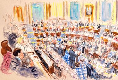 Senate Chamber; Artist Sketch