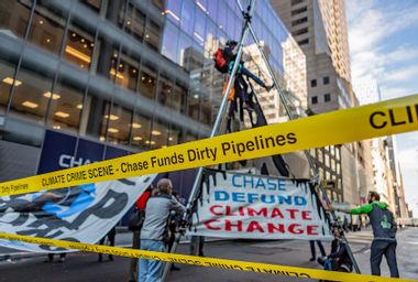 climate activist chase bank