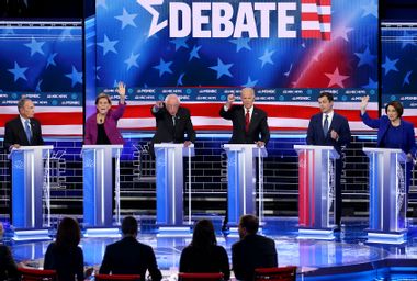 Democratic Debate; Michael Bloomberg; Elizabeth Warren; Bernie Sanders; Joe Biden; Pete Buttigieg; Amy Klobuchar