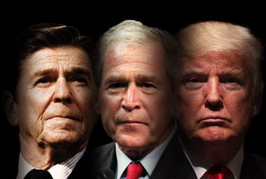 Ronald Reagan; George W. Bush; Donald Trump
