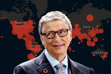 Bill Gates; Coronavirus map