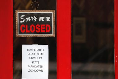 Sorry We're Closed; coronavirus; COVID-19; unemployment; businesses