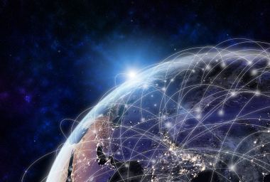 Internet Nodes Around The World