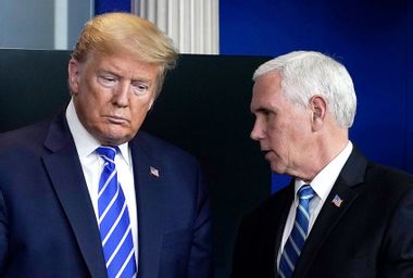 U.S. President Donald Trump and Vice President Mike Pence