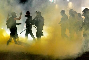 Police; Tear Gas