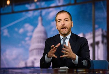 Image for Chuck Todd haters, we take your point – but it doesn't look like he's going anywhere