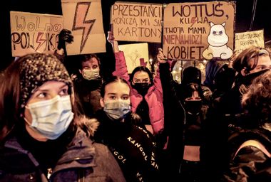 Poland; Reproductive Rights Protest