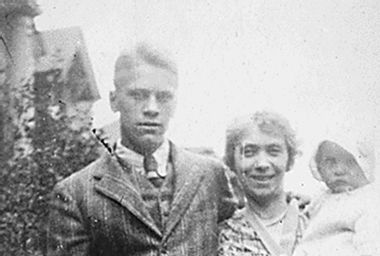 Gerald R. Ford, Jr. with his mother Dorothy Gardner Ford and half-brother Jim Ford