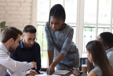 People working together