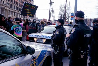 Louisville Metro Police Department officers; Protestors