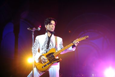 Prince at the Grand Palais in Paris in 2009