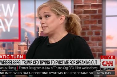 Jennifer Weisselberg, the former daughter-in-law of Trump Organization CFO Allen Weisselberg, during an interview with CNN.