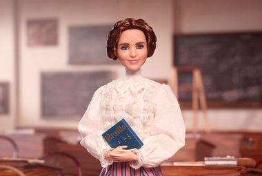 Barbie version of Helen Keller