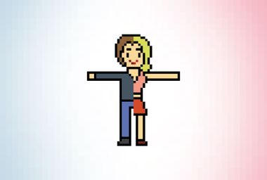 Pixel Character; Man; Woman