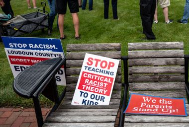 Critical race Theory Protesters 