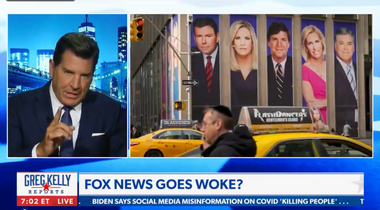 Newsmax host Eric Bolling blasted Fox News for being "woke."
