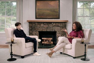 Elliot Page and Oprah Winfrey in "The Oprah Conversation"