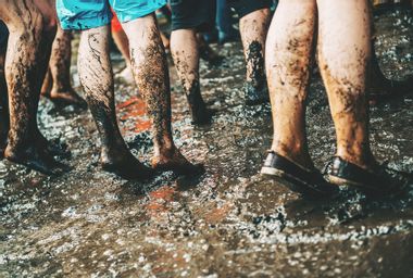 Dirty Legs Dancing In Mud