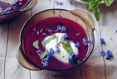 Summer Blueberry Soup