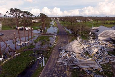 Hurricane Ida devastation in Louisiana