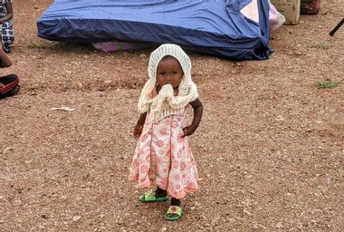 Tigrayan refugee girl