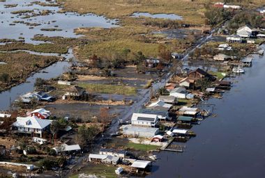 Louisiana Hurricane Ida Flooding Damage