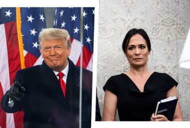 Donald Trump; Stephanie Grisham