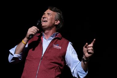 Image for “Trump in a red vest”: School districts sue Glenn Youngkin after so-called moderate goes full MAGA