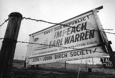 John Birch Society billboard