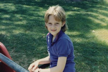 Author Elizabeth Morton as a young girl