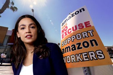 Alexandria Ocasio-Cortez; Amazon workers protest