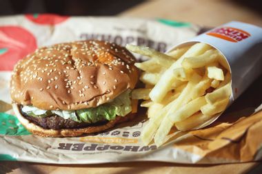 Burger King Whopper hamburger