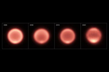 Thermal images of Neptune taken between 2006 and 2020