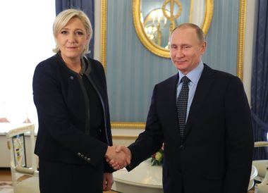 Image for Vladimir Putin and Marine Le Pen: The alliance between Russia and the French far right