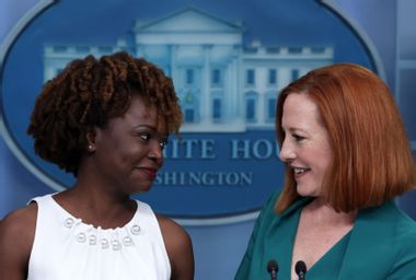Image for Karine Jean-Pierre first Black LGBTQ White House press secretary 