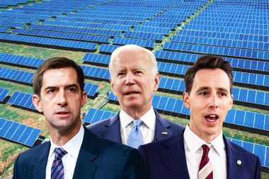 Tom Cotton; Joe Biden; Josh Hawley; Solar Panels