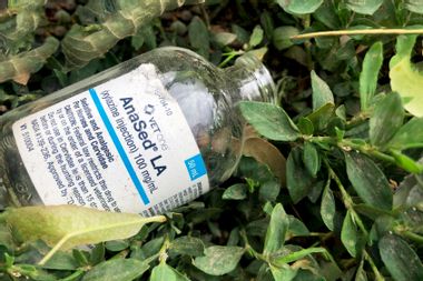 Empty xylazine bottle found on the streets of Philadelphia