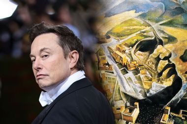 Elon Musk; Italian Futurism; Aeroritratto di Mussolini aviatore