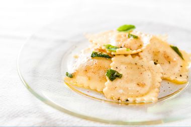 Cheese Ravioli in Brown Butter Sage Sauce