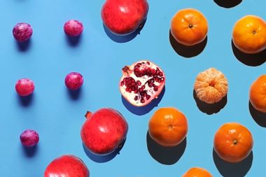 Grapes, Pomegranates and Oranges
